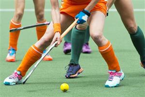 Field hockey battle for ball control